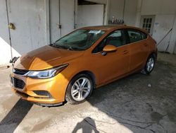 Salvage cars for sale at Madisonville, TN auction: 2017 Chevrolet Cruze LT
