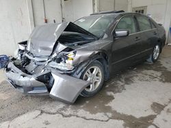 Salvage cars for sale from Copart Madisonville, TN: 2007 Honda Accord EX