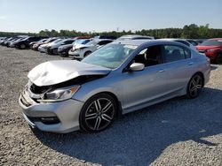 Salvage cars for sale at Lumberton, NC auction: 2017 Honda Accord Sport