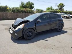 Salvage cars for sale at San Martin, CA auction: 2013 Toyota Prius C