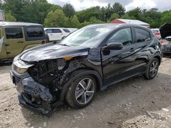 Salvage cars for sale at Mendon, MA auction: 2022 Honda HR-V EX