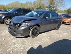 Salvage cars for sale at North Billerica, MA auction: 2017 Nissan Sentra S