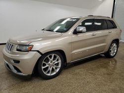 Jeep Grand Cherokee Summit salvage cars for sale: 2014 Jeep Grand Cherokee Summit