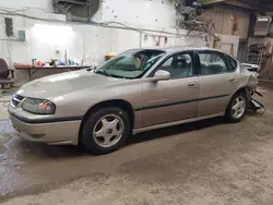 Salvage cars for sale at Casper, WY auction: 2002 Chevrolet Impala LS