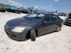 Salvage cars for sale at West Warren, MA auction: 2007 Honda Accord EX