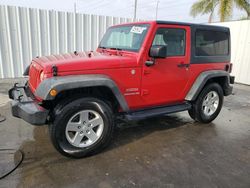 Jeep Wrangler salvage cars for sale: 2011 Jeep Wrangler Sport