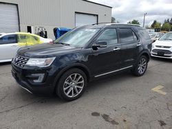 Vehiculos salvage en venta de Copart Woodburn, OR: 2017 Ford Explorer Limited