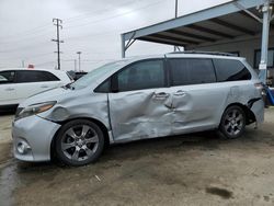 Salvage cars for sale at Los Angeles, CA auction: 2015 Toyota Sienna Sport