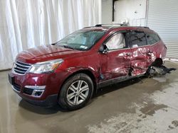 Salvage cars for sale at Albany, NY auction: 2015 Chevrolet Traverse LT