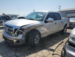 Salvage cars for sale from Copart Chicago Heights, IL: 2013 Ford F150 Supercrew