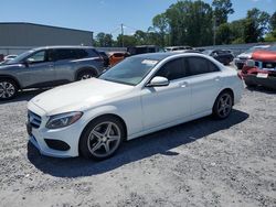 Carros salvage sin ofertas aún a la venta en subasta: 2015 Mercedes-Benz C 300 4matic