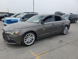 Salvage cars for sale at Grand Prairie, TX auction: 2013 Audi A6 Premium Plus