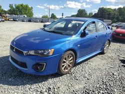 Salvage cars for sale from Copart Mebane, NC: 2016 Mitsubishi Lancer ES