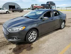 Salvage cars for sale at Wichita, KS auction: 2015 Ford Fusion SE