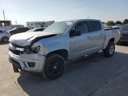 Salvage cars for sale from Copart Grand Prairie, TX: 2017 Chevrolet Colorado LT