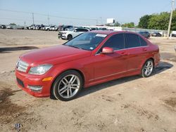 Salvage cars for sale from Copart Oklahoma City, OK: 2013 Mercedes-Benz C 300 4matic