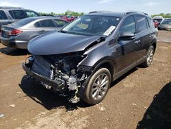 Salvage cars for sale from Copart Elgin, IL: 2018 Toyota Rav4 HV Limited