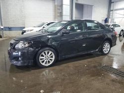 Salvage cars for sale from Copart Ham Lake, MN: 2010 Toyota Corolla Base