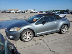 Salvage cars for sale from Copart Grand Prairie, TX: 2007 Mitsubishi Eclipse Spyder GT
