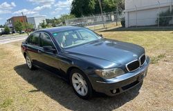 BMW salvage cars for sale: 2006 BMW 750 I