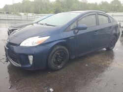 Salvage cars for sale from Copart Assonet, MA: 2013 Toyota Prius