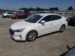 Salvage cars for sale at Sacramento, CA auction: 2019 Hyundai Elantra SEL