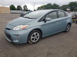 Salvage cars for sale from Copart Moraine, OH: 2014 Toyota Prius