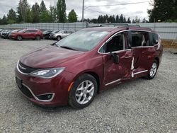 Salvage cars for sale at Graham, WA auction: 2017 Chrysler Pacifica Touring L