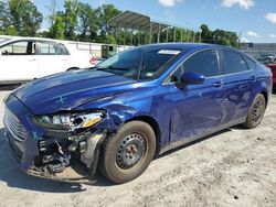 Salvage cars for sale at Spartanburg, SC auction: 2013 Ford Fusion S