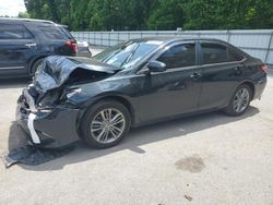 Salvage cars for sale at Glassboro, NJ auction: 2016 Toyota Camry LE