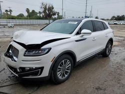 Salvage cars for sale from Copart Riverview, FL: 2019 Lincoln Nautilus Select
