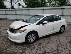 Honda salvage cars for sale: 2012 Honda Civic LX