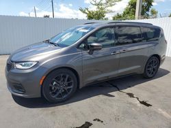 Salvage cars for sale at Miami, FL auction: 2022 Chrysler Pacifica Limited