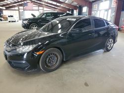 Salvage cars for sale at East Granby, CT auction: 2018 Honda Civic LX
