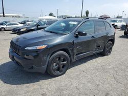 Salvage cars for sale from Copart Van Nuys, CA: 2015 Jeep Cherokee Latitude