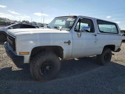 Chevrolet salvage cars for sale: 1988 Chevrolet Blazer V10