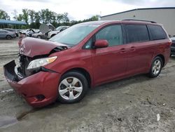 Salvage cars for sale at Spartanburg, SC auction: 2015 Toyota Sienna LE