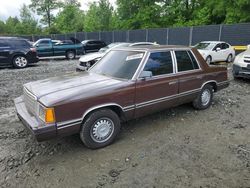 Salvage cars for sale from Copart Waldorf, MD: 1981 Plymouth Reliant Custom