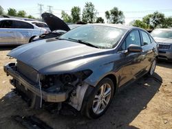 Salvage cars for sale at Elgin, IL auction: 2018 Ford Fusion SE