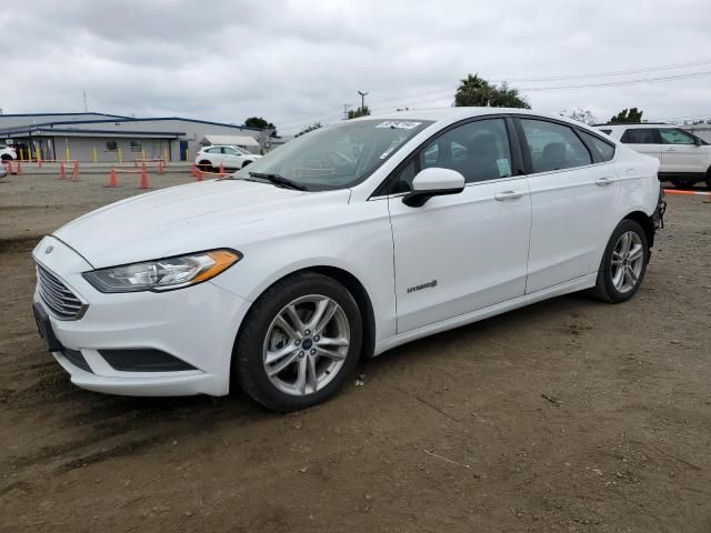 2018 Ford Fusion SE Hybrid