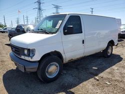 Salvage trucks for sale at Elgin, IL auction: 2003 Ford Econoline E350 Super Duty Van