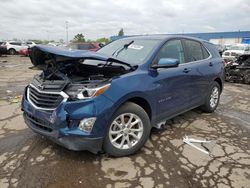 Salvage cars for sale at Woodhaven, MI auction: 2021 Chevrolet Equinox LT