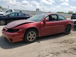 Salvage cars for sale from Copart Dyer, IN: 2000 Pontiac Grand Prix GT