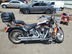 Salvage motorcycles for sale at Pennsburg, PA auction: 2008 Harley-Davidson Flstf 105TH Anniversary Edition