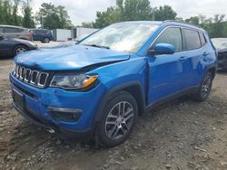 Jeep Compass Latitude salvage cars for sale: 2019 Jeep Compass Latitude