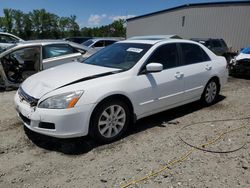 Salvage cars for sale at Spartanburg, SC auction: 2007 Honda Accord EX