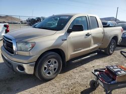 Salvage cars for sale from Copart North Las Vegas, NV: 2010 Toyota Tundra Double Cab SR5