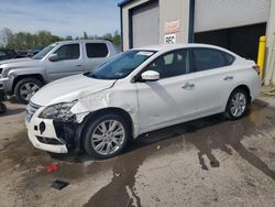 Salvage cars for sale at Duryea, PA auction: 2015 Nissan Sentra S