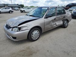 Salvage cars for sale at Harleyville, SC auction: 2002 Toyota Corolla CE