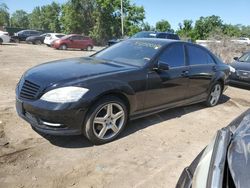 Salvage cars for sale at Baltimore, MD auction: 2010 Mercedes-Benz S 550 4matic